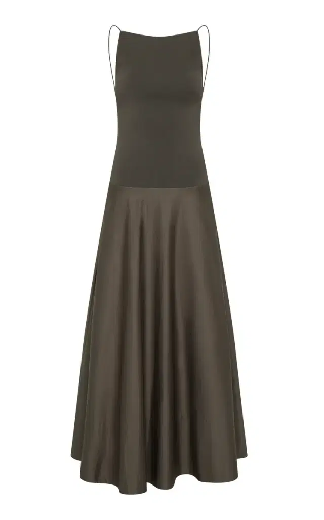 Backless Circle-Hem Maxi Dress