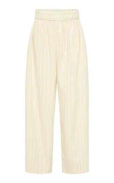 St. Agni Everyday Relaxed Striped Cotton-Blend Wide-Leg Pants | Thumbnail 14 St. Agni Everyday Relaxed Striped Cotton-Blend Wide-Leg Pants | Thumbnail 14