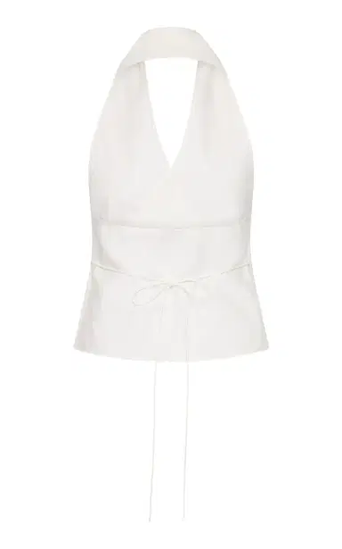 St. Agni Cotton Oxford Wrap Halter Top | Thumbnail 8 St. Agni Cotton Oxford Wrap Halter Top | Thumbnail 8