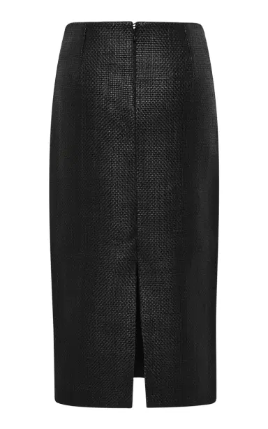 St. Agni Low-Rise Woven Leather Midi Skirt | Thumbnail 13 St. Agni Low-Rise Woven Leather Midi Skirt | Thumbnail 13