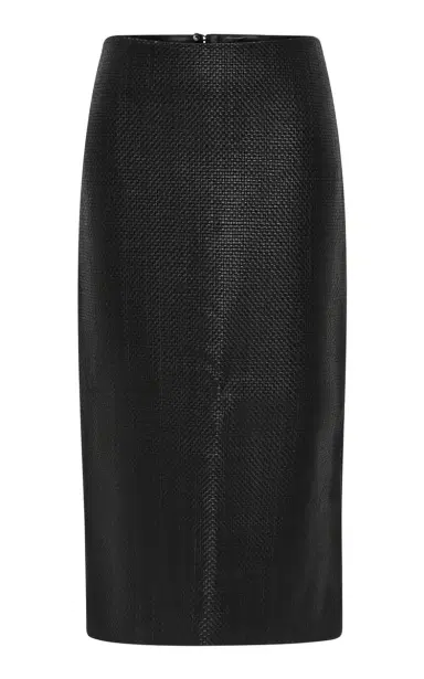 St. Agni Low-Rise Woven Leather Midi Skirt | Thumbnail 20 St. Agni Low-Rise Woven Leather Midi Skirt | Thumbnail 20