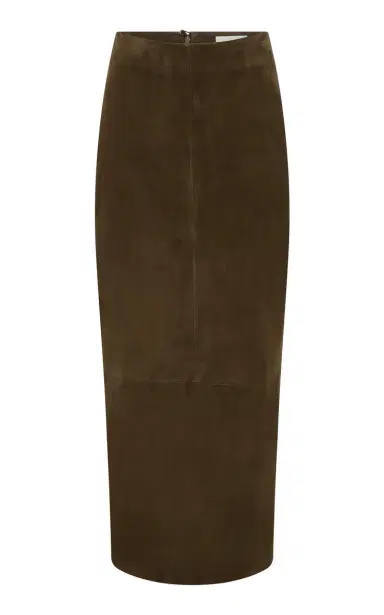 St. Agni Low-Rise Suede Maxi Skirt | Thumbnail 6 St. Agni Low-Rise Suede Maxi Skirt | Thumbnail 6