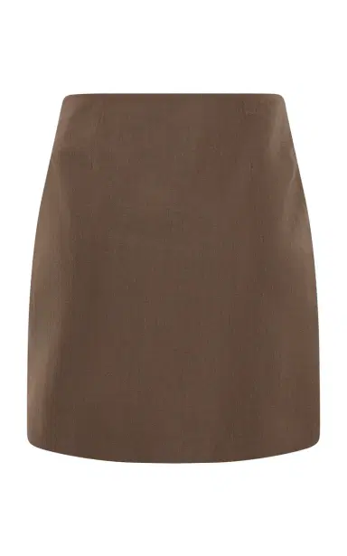 St. Agni Wrap-Front Wool-Silk Canvas Mini Skirt | Thumbnail 5 St. Agni Wrap-Front Wool-Silk Canvas Mini Skirt | Thumbnail 5