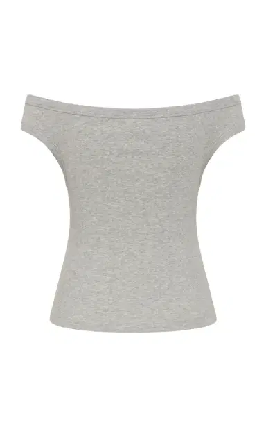 St. Agni Off-The-Shoulder Organic-Cotton Top | Thumbnail 18