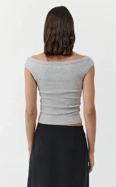 St. Agni Off-The-Shoulder Organic-Cotton Top | Thumbnail 19