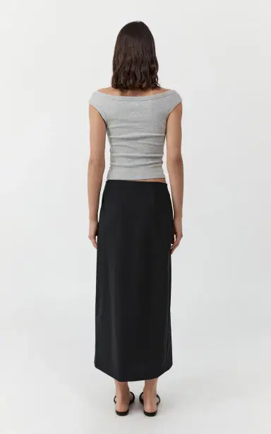 St. Agni Off-The-Shoulder Organic-Cotton Top | Thumbnail 4