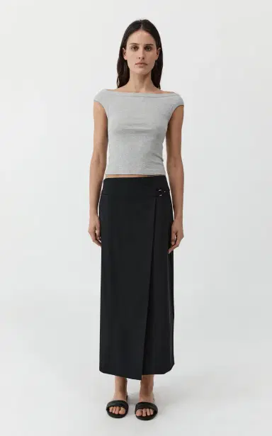 St. Agni Off-The-Shoulder Organic-Cotton Top | Thumbnail 8