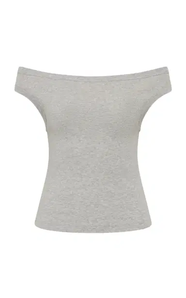 St. Agni Off-The-Shoulder Organic-Cotton Top | Thumbnail 1