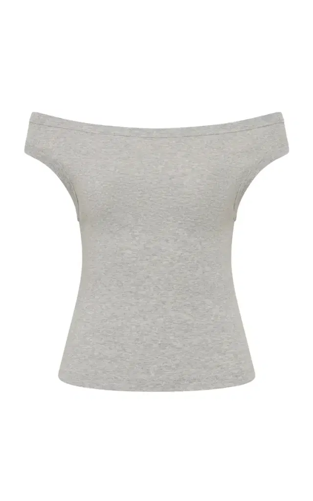 Off-The-Shoulder Organic-Cotton Top