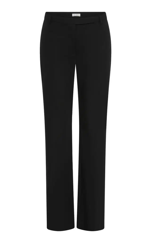 90s Low-Rise Wool Straight-Leg Pants