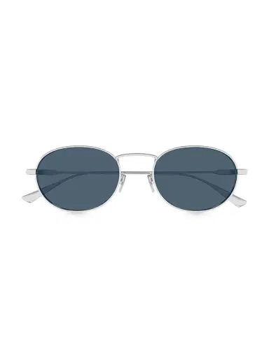 Saint Laurent Men's 52MM Round Metal Sunglasses - Silver Black | Thumbnail 3 Saint Laurent Men's 52MM Round Metal Sunglasses - Silver Black | Thumbnail 3