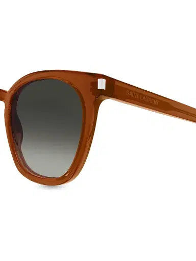 Saint Laurent Men's 49MM Square Sunglasses - Brown Black | Thumbnail 4 Saint Laurent Men's 49MM Square Sunglasses - Brown Black | Thumbnail 4