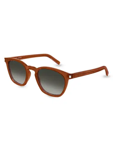 Saint Laurent Men's 49MM Square Sunglasses - Brown Black | Thumbnail 1 Saint Laurent Men's 49MM Square Sunglasses - Brown Black | Thumbnail 1