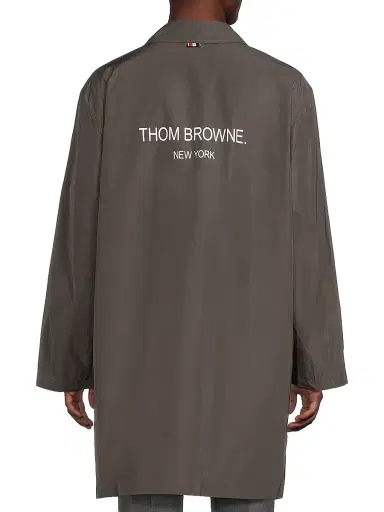 Thom Browne Men's Packable Smock Logo Jacket - Dark Grey - Size XXL | Thumbnail 5
