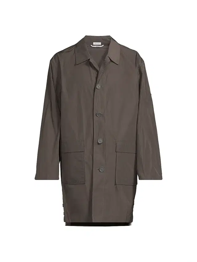 Thom Browne Men's Packable Smock Logo Jacket - Dark Grey