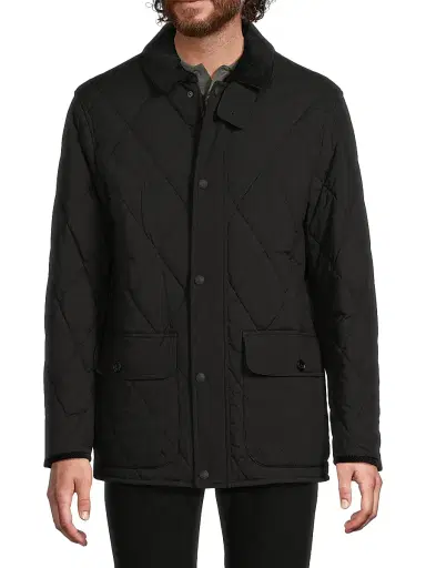 Ralph Lauren Purple Label Men's Carleton Quilted Down Jacket - Polo Black - Size XL | Thumbnail 3