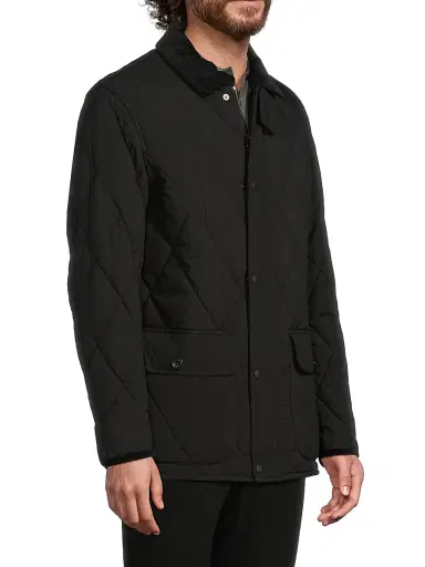 Ralph Lauren Purple Label Men's Carleton Quilted Down Jacket - Polo Black - Size XL | Thumbnail 4