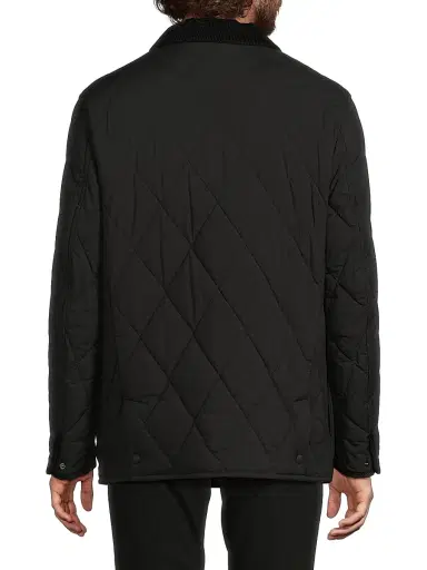 Ralph Lauren Purple Label Men's Carleton Quilted Down Jacket - Polo Black - Size XL | Thumbnail 5