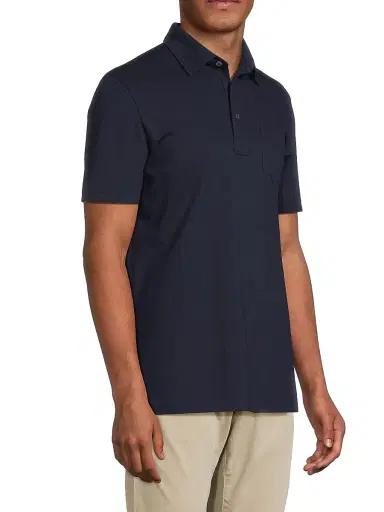 Ralph Lauren Purple Label Men's Cotton-Cashmere Piqué Polo Shirt - Classic Chairman Navy - Size XXL | Thumbnail 4
