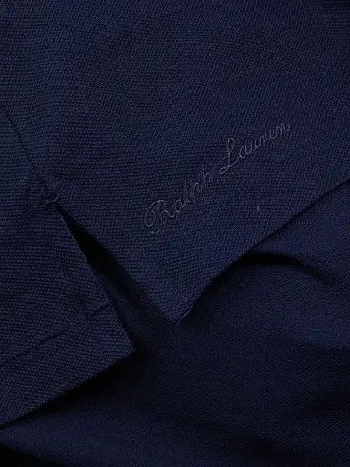 Ralph Lauren Purple Label Men's Cotton-Cashmere Piqué Polo Shirt - Classic Chairman Navy - Size XXL | Thumbnail 6