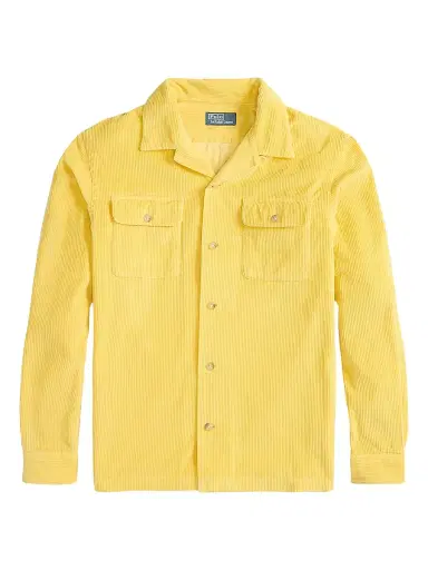 Polo Ralph Lauren Men's Corduroy Button-Front Shirt - Beach Yellow | Thumbnail 1 Polo Ralph Lauren Men's Corduroy Button-Front Shirt - Beach Yellow | Thumbnail 1