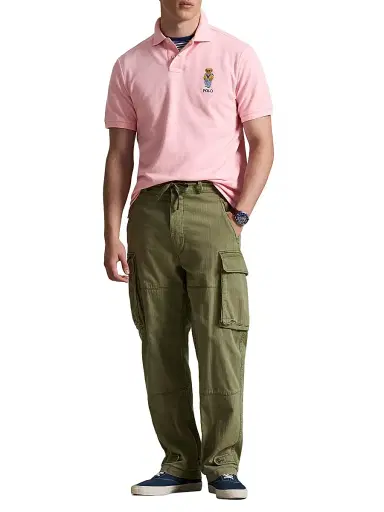 Polo Ralph Lauren Men's Logo Cotton Jersey T-Shirt - Garden Pink Summer Bear | Thumbnail 2 Polo Ralph Lauren Men's Logo Cotton Jersey T-Shirt - Garden Pink Summer Bear | Thumbnail 2