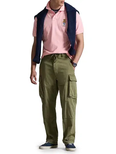 Polo Ralph Lauren Men's Logo Cotton Jersey T-Shirt - Garden Pink Summer Bear | Thumbnail 6 Polo Ralph Lauren Men's Logo Cotton Jersey T-Shirt - Garden Pink Summer Bear | Thumbnail 6