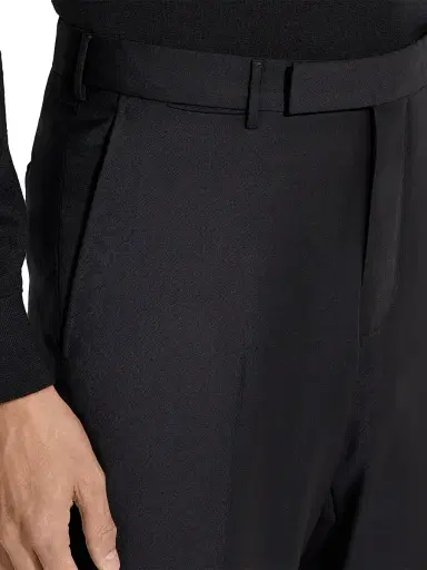 Zegna Men's Trofeo Wool Pants - Black - Size 48 | Thumbnail 5 Zegna Men's Trofeo Wool Pants - Black - Size 48 | Thumbnail 5
