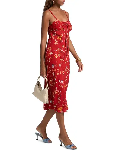 Reformation Women's Camira Crepe Midi-Dress | Thumbnail 2 Reformation Women's Camira Crepe Midi-Dress | Thumbnail 2
