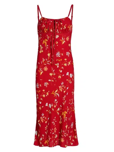 Reformation Women's Camira Crepe Midi-Dress | Thumbnail 1 Reformation Women's Camira Crepe Midi-Dress | Thumbnail 1