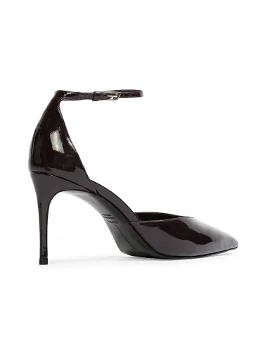 Black Suede Studio Women's Darcie 80MM Patent Pumps - Dark Plum Patent - Size 9 | Thumbnail 3 Black Suede Studio Women's Darcie 80MM Patent Pumps - Dark Plum Patent - Size 9 | Thumbnail 3