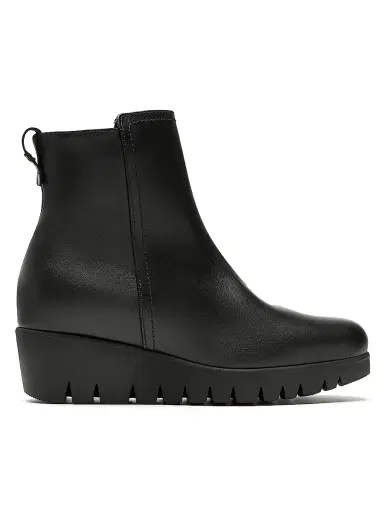 La Canadienne Women's Teagan 40MM Waterproof Leather Wedge Booties - Black Leather - Size 9 | Thumbnail 1 La Canadienne Women's Teagan 40MM Waterproof Leather Wedge Booties - Black Leather - Size 9 | Thumbnail 1