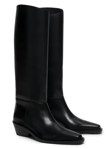 Proenza Schouler Women's Bronco 40MM Knee High Boots - Black - Size 6.5 | Thumbnail 2
