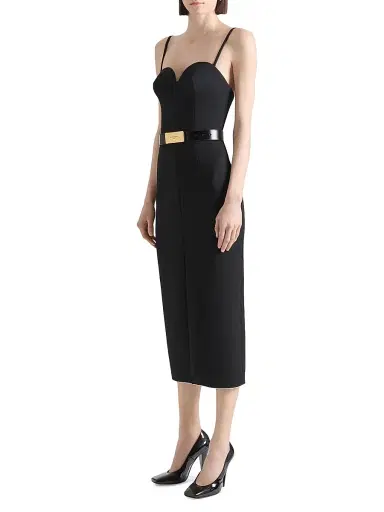 Givenchy Women's Dress in Wool - Black | Thumbnail 2
