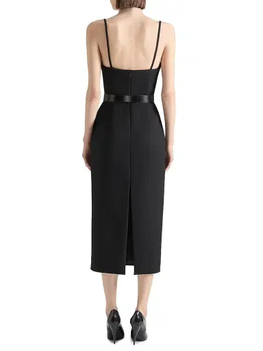 Givenchy Women's Dress in Wool - Black | Thumbnail 3