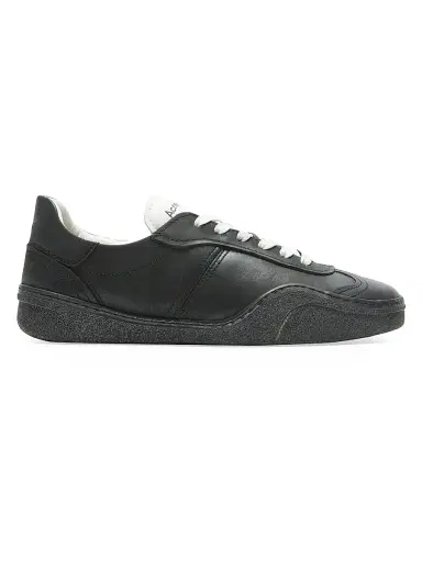 Acne Studios Men's Bars Nubuk Leather Low-Top Sneakers - Black - Size 13 | Thumbnail 1 Acne Studios Men's Bars Nubuk Leather Low-Top Sneakers - Black - Size 13 | Thumbnail 1