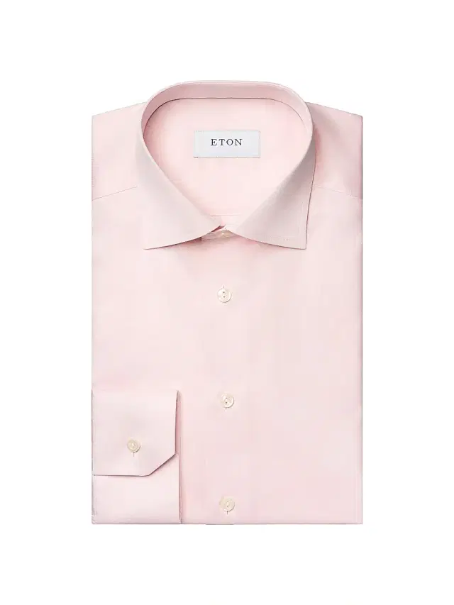 Men's Cotton-Twill Contemporary-Fit Dress Shirt - Pink