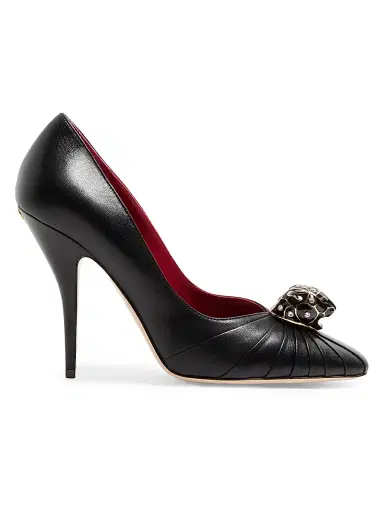 Valentino Garavani Women's Panthea Goatskin 105MM Pumps - Red | Thumbnail 15 Valentino Garavani Women's Panthea Goatskin 105MM Pumps - Red | Thumbnail 15