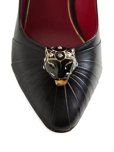Valentino Garavani Women's Panthea Goatskin 105MM Pumps - Red | Thumbnail 19 Valentino Garavani Women's Panthea Goatskin 105MM Pumps - Red | Thumbnail 19