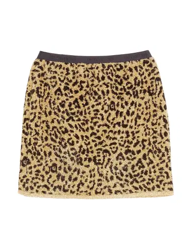 Valentino Garavani Women's Jacquard Animal Print Lurex Knit Skirt - Animal Print - Size Medium | Thumbnail 1 Valentino Garavani Women's Jacquard Animal Print Lurex Knit Skirt - Animal Print - Size Medium | Thumbnail 1