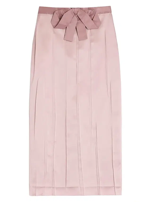 Valentino Garavani Women's Satin Skirt - Mauve