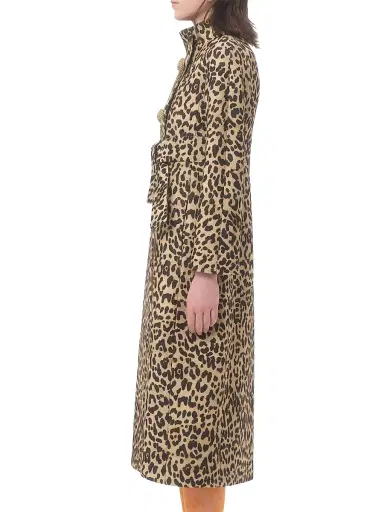 Valentino Garavani Women's Cloth Coat in Animalier Print - Animal Print - Size 6 | Thumbnail 3 Valentino Garavani Women's Cloth Coat in Animalier Print - Animal Print - Size 6 | Thumbnail 3