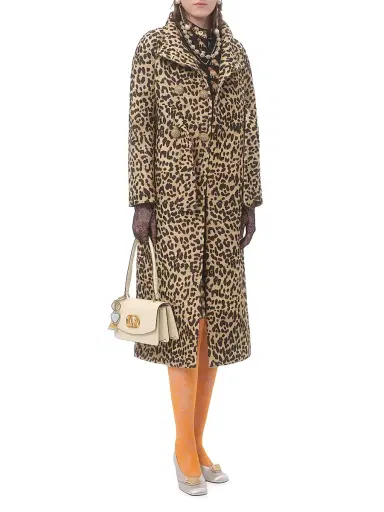 Valentino Garavani Women's Cloth Coat in Animalier Print - Animal Print - Size 6 | Thumbnail 7 Valentino Garavani Women's Cloth Coat in Animalier Print - Animal Print - Size 6 | Thumbnail 7
