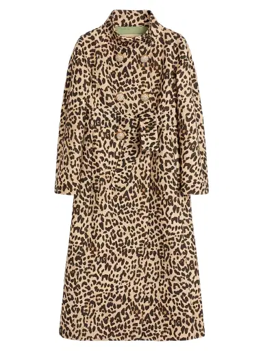 Valentino Garavani Women's Cloth Coat in Animalier Print - Animal Print - Size 6 | Thumbnail 1 Valentino Garavani Women's Cloth Coat in Animalier Print - Animal Print - Size 6 | Thumbnail 1