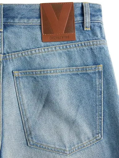 Valentino Garavani Women's Denim Pants - Denim - Size 27 | Thumbnail 5