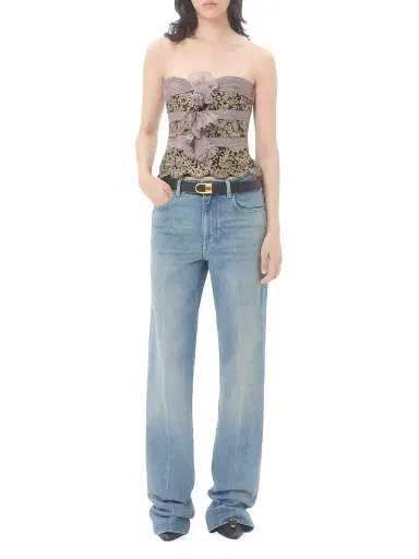 Valentino Garavani Women's Denim Pants - Denim - Size 27 | Thumbnail 6