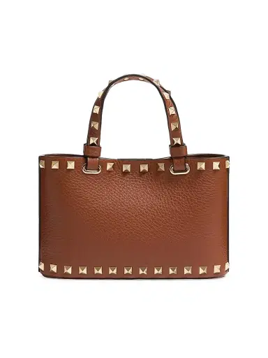 Valentino Garavani Women's Mini Rockstud Top Handle Bag in Grainy Calfskin | Thumbnail 5 Valentino Garavani Women's Mini Rockstud Top Handle Bag in Grainy Calfskin | Thumbnail 5