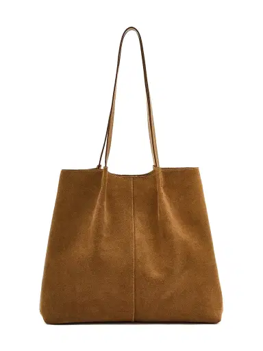 Il Bisonte Women's Nina Suede Tote Bag - Gianduia | Thumbnail 1 Il Bisonte Women's Nina Suede Tote Bag - Gianduia | Thumbnail 1