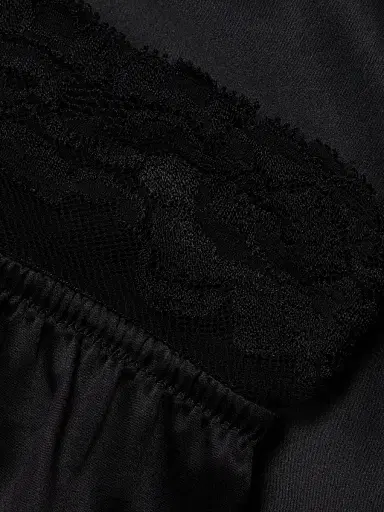 Dolce & Gabbana Women's Brief Silk-Blend Slip Panty - Black - Size XL | Thumbnail 6