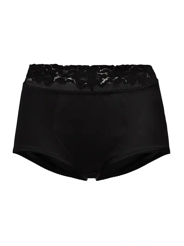 Dolce & Gabbana Women's Brief Silk-Blend Slip Panty - Black